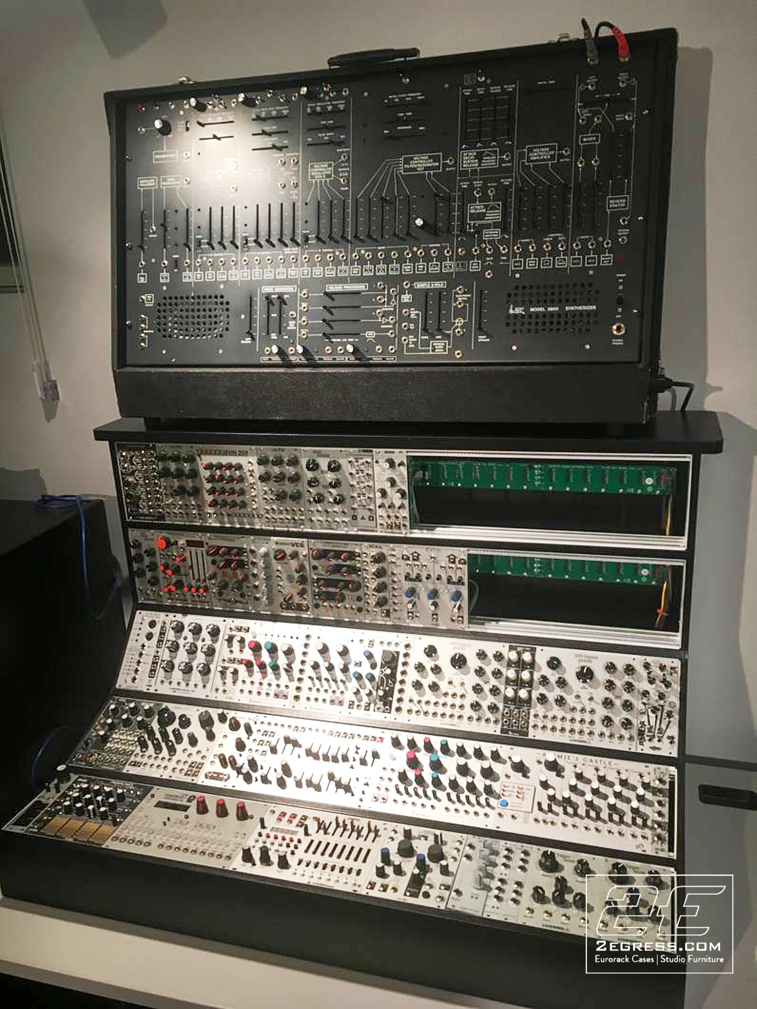 15u plus eurorack case