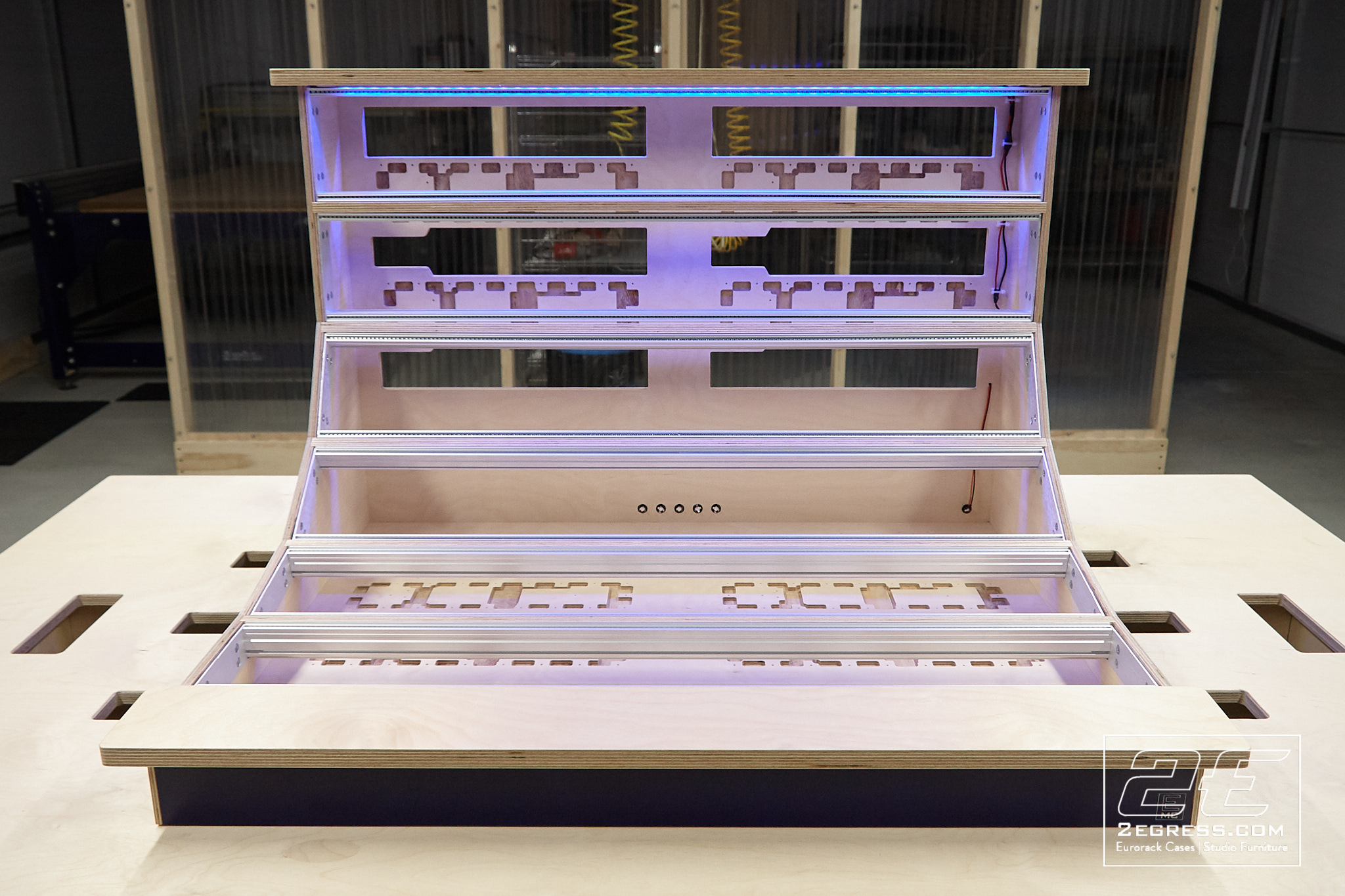 18u eurorack case the blue benn jordan