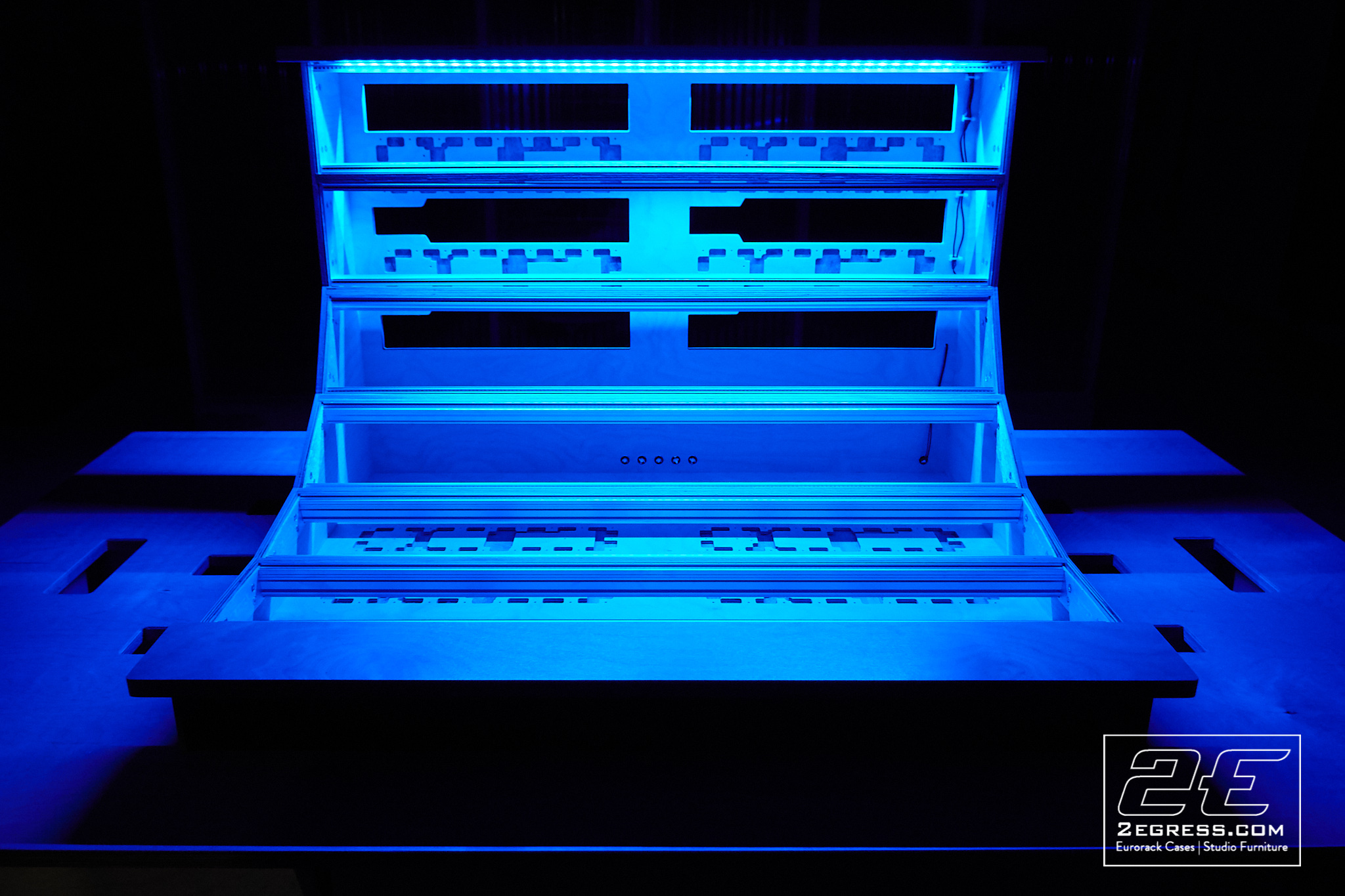 18u eurorack case the blue benn jordan