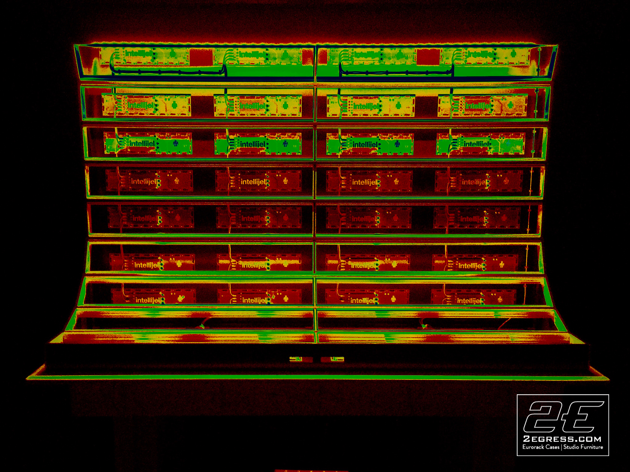 27u eurorack case black swan