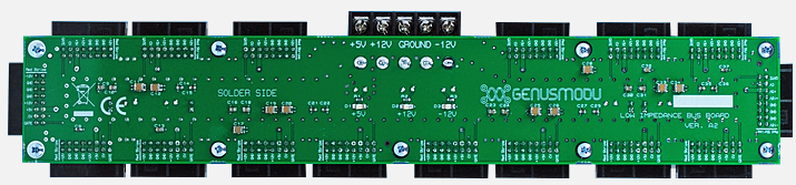 genus modu low impedance bus board