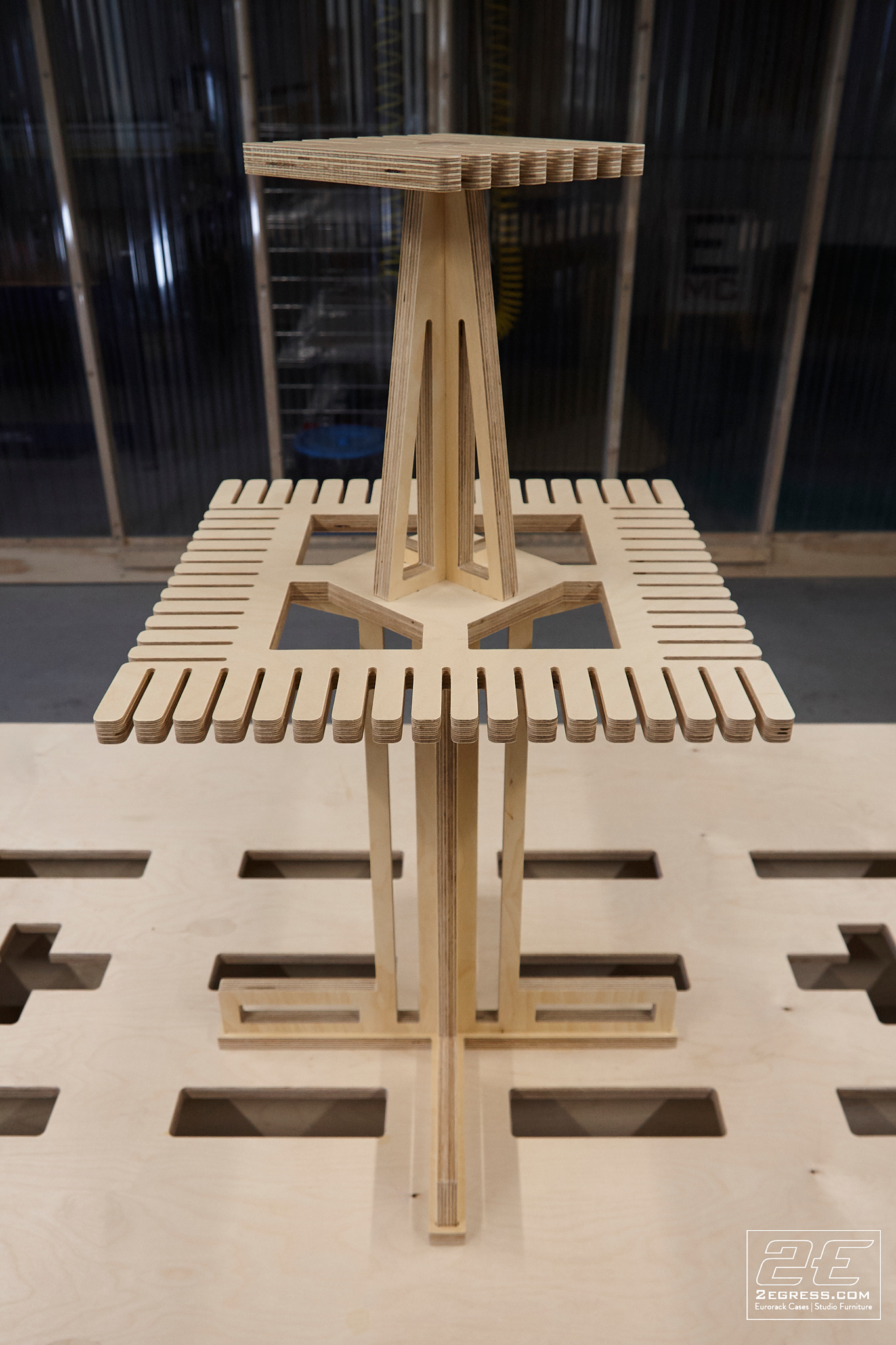 revolving eurorack cable hanger