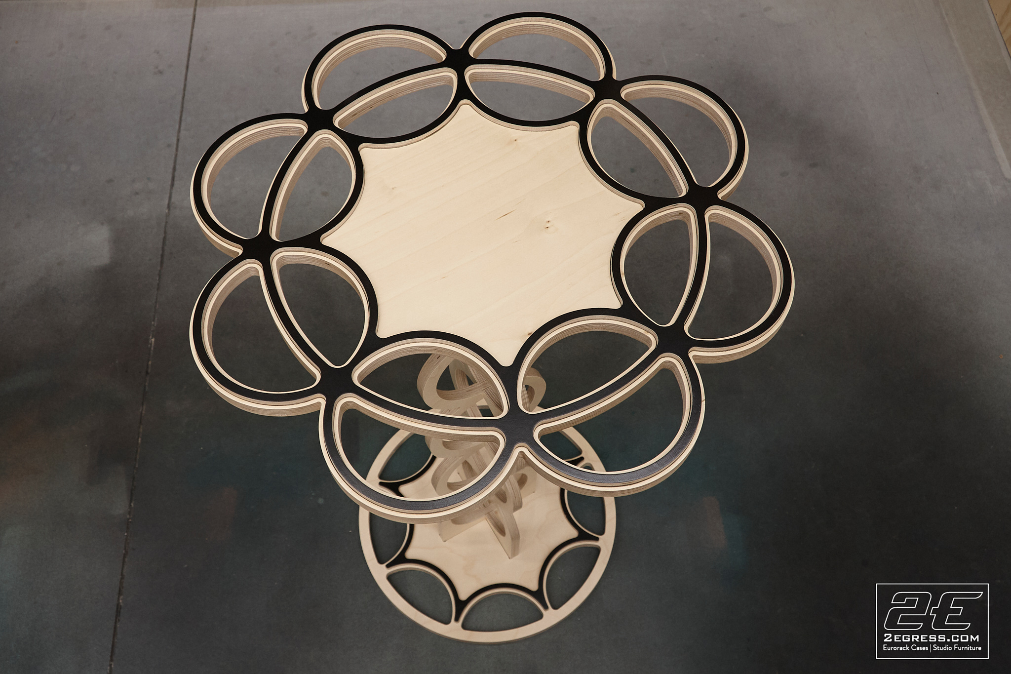 revolving eurorack cable hanger