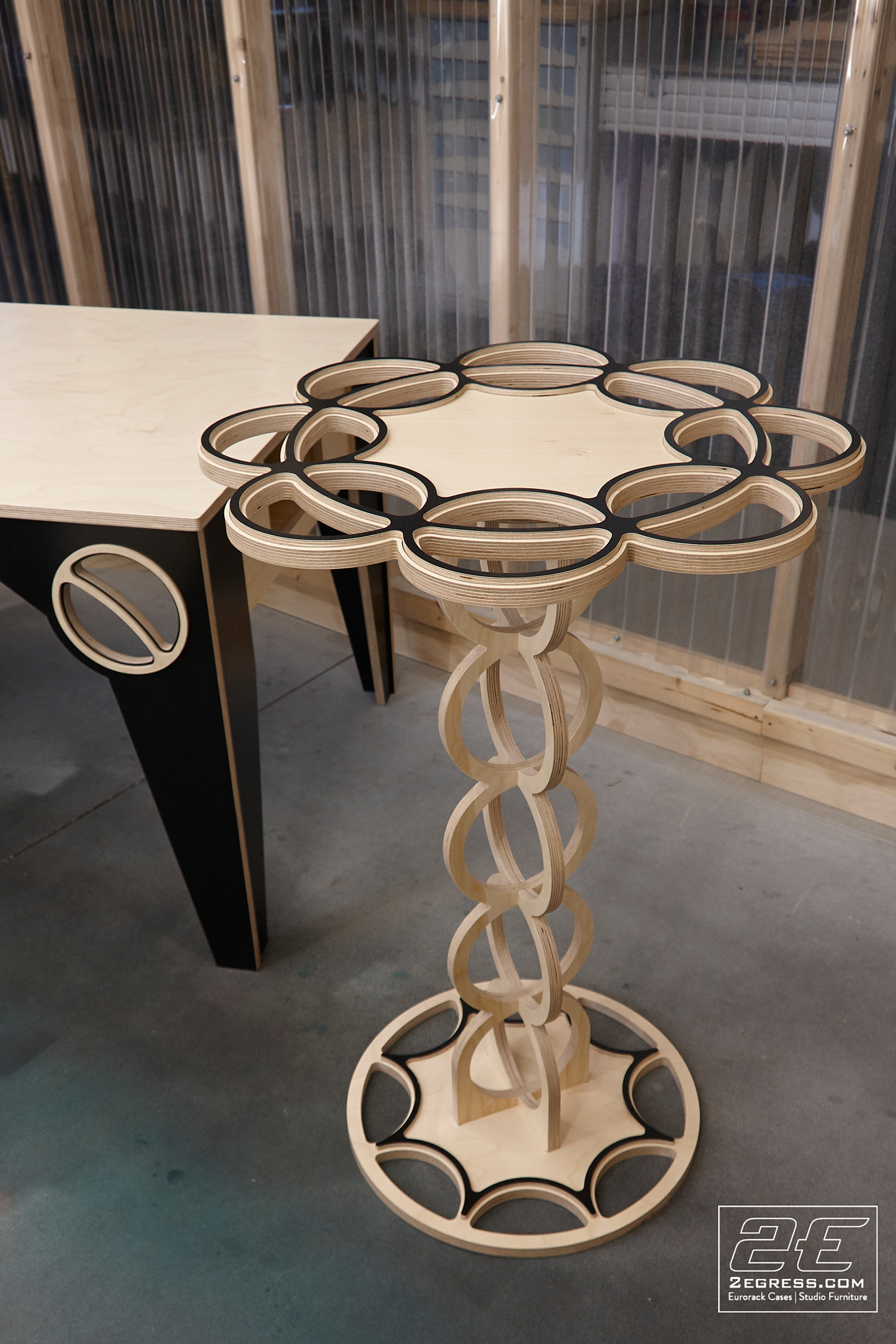 revolving eurorack cable hanger