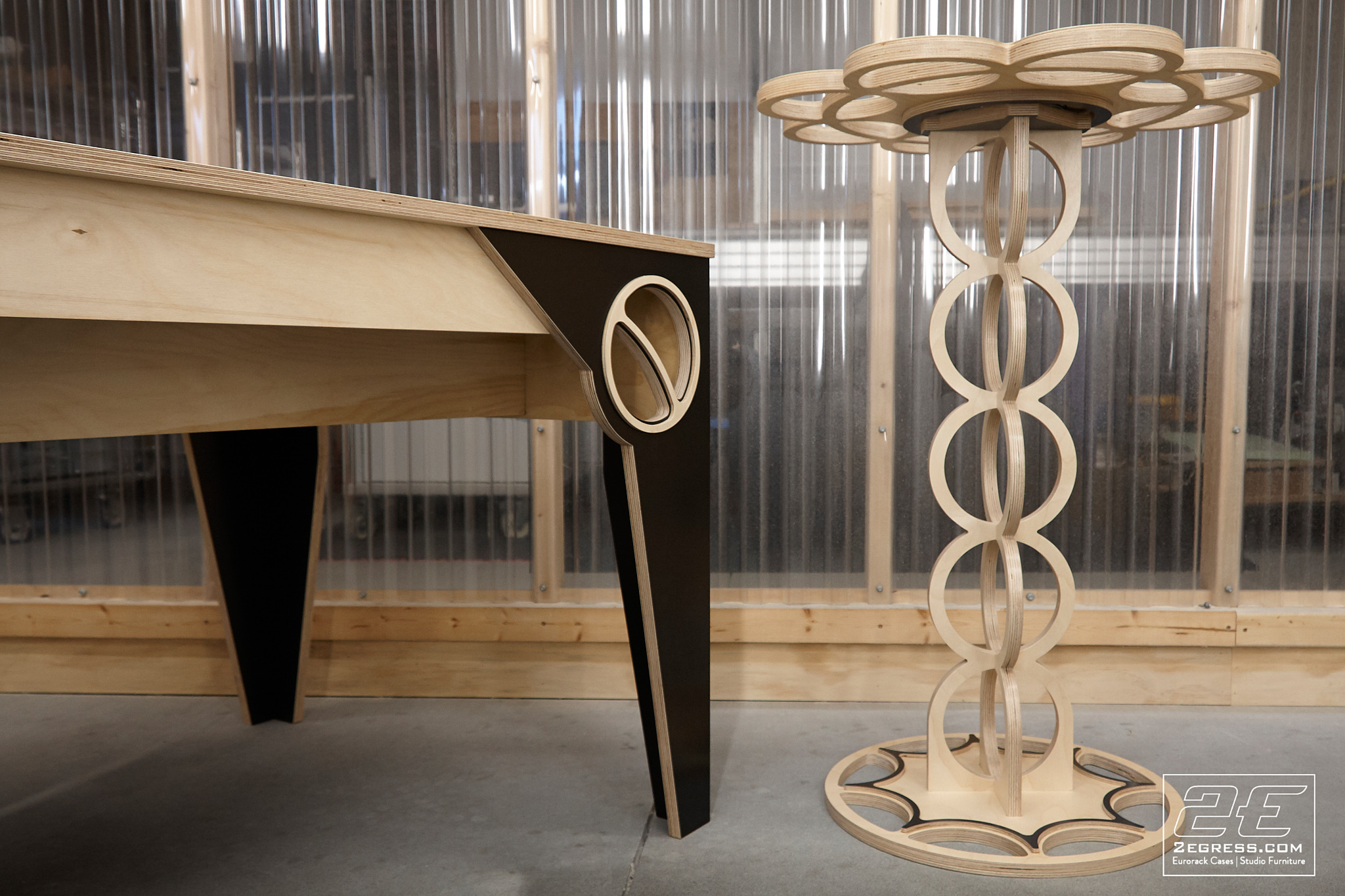 revolving eurorack cable hanger